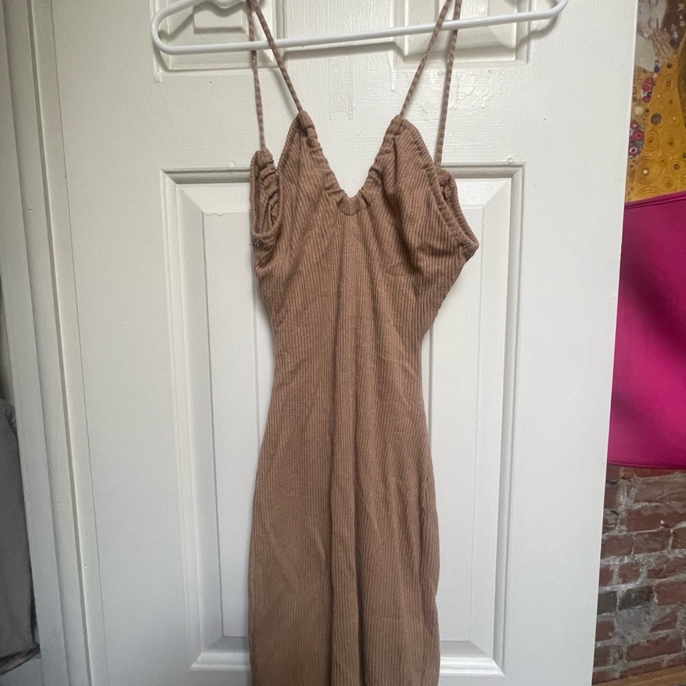 Brown Strappy Dress